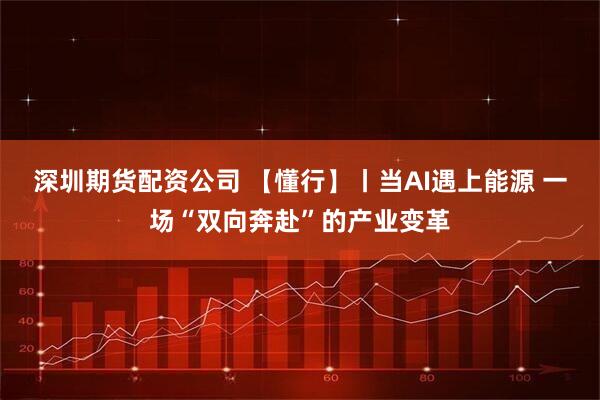 深圳期货配资公司 【懂行】丨当AI遇上能源 一场“双向奔赴”的产业变革